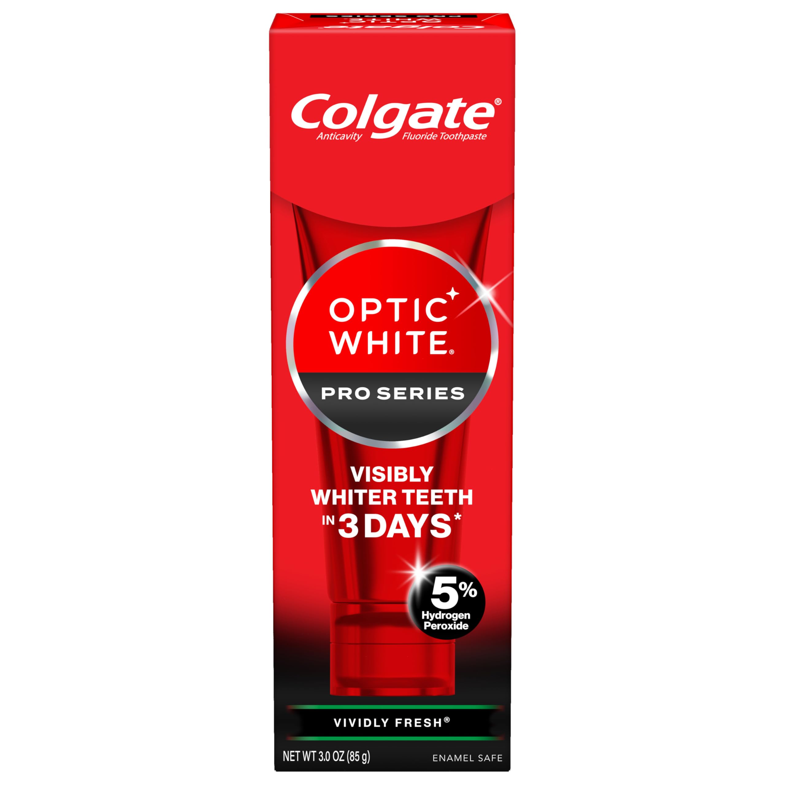 Amazon.com : Colgate Optic White Pro Series Vividly Fresh Hydrogen